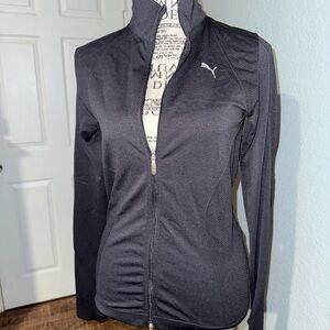 Puma Black Full-Zip Track Jacket